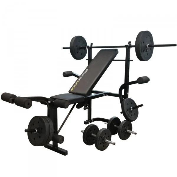 Duke Fitness Weight Bench Set | Halterbank + Gewichten - Fitshop 3 Duke Fitness Weight Bench Set | Halterbank + Gewichten - Fitshop