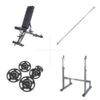 Taurus Halterbank B900 + Lange Halterrek + 75 Kg Set - Fitshop 1 Taurus Halterbank B900 + Lange Halterrek + 75 Kg Set - Fitshop -Winkel Voor Premium Fitnessapparatuur taurus hantelbank langhantelablage 75kg 001 d