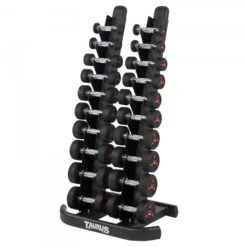 Taurus TPU Dumbbell Set 1-10kg + Dumbbell Rek - Fitshop